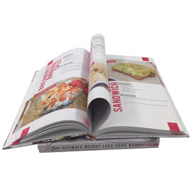 Κίνα Επαγγελματικό χρώμα τέσσερα που μαγειρεύει την εκτύπωση όφσετ Hardcover Cookbook προμηθευτής