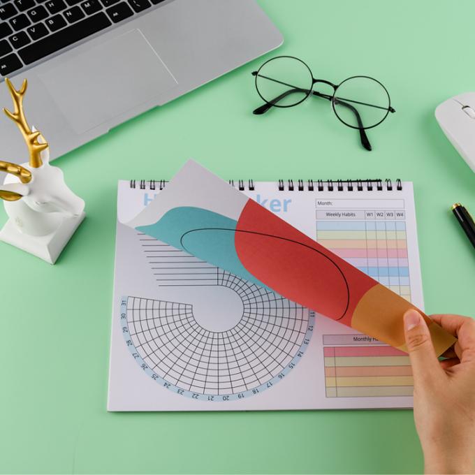 CMYK 2021-2022 Α4 Α5 Δίδυμο σύρμα Συνδετικό Εβδομαδιαίο Ημερήσιο Σχεδιαστή Σημειώδες Τύπος 5