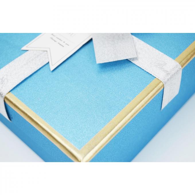 Προσαρμοσμένο λογότυπο Πλούσιο CMYK χαρτί χαρτόνι Κουτί αποθήκευσης δώρων Συσκευή με πέλμα ταινίας 14