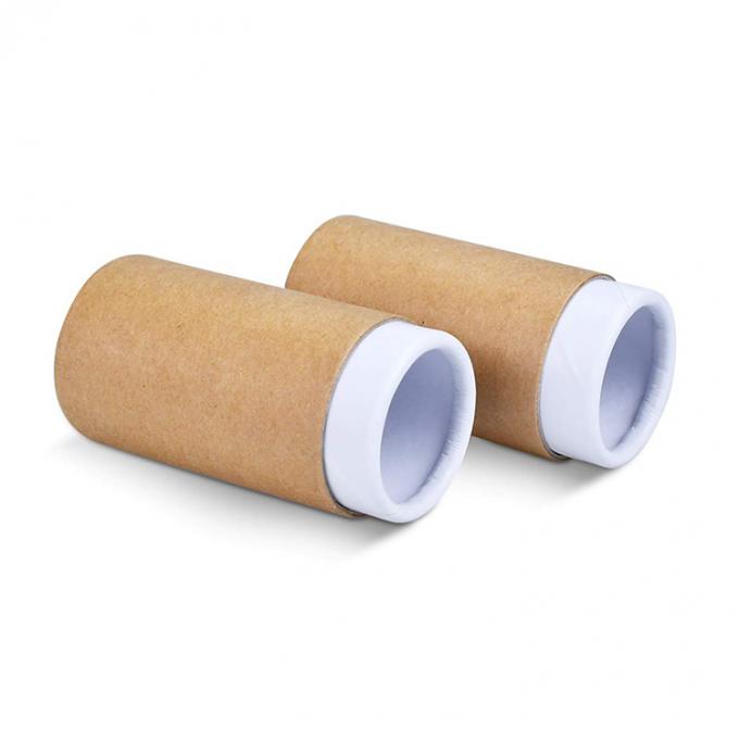 Ανακυκλώσιμο Custom Logo Κουτί συσκευασίας τσαγιού Kraft Paper Tube Gift Cylinder Tube Box 8