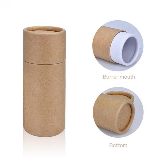 Ανακυκλώσιμο Custom Logo Κουτί συσκευασίας τσαγιού Kraft Paper Tube Gift Cylinder Tube Box 9