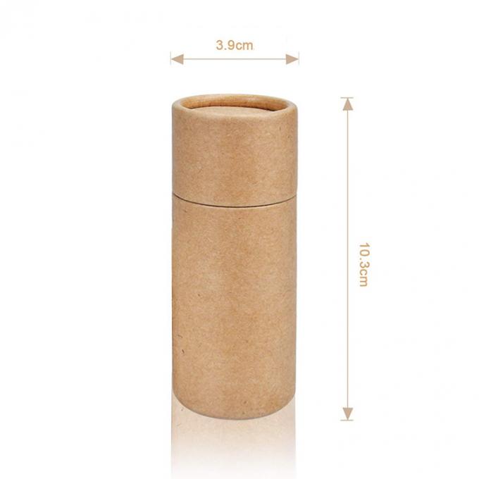 Ανακυκλώσιμο Custom Logo Κουτί συσκευασίας τσαγιού Kraft Paper Tube Gift Cylinder Tube Box 10