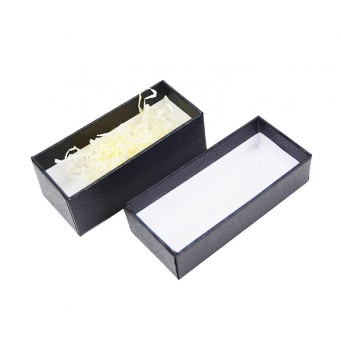 Αυτοεξουσιαζόμενα κουτιά Custom Luxury Black Hard Paper Necklace Packaging Κοσμήματα Αρώματα Χάρτινο κουτί με κάλυμμα 2