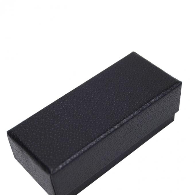 Αυτοεξουσιαζόμενα κουτιά Custom Luxury Black Hard Paper Necklace Packaging Κοσμήματα Αρώματα Χάρτινο κουτί με κάλυμμα 1