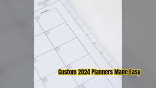Προσαρμοσμένα σημειωματάρια Weekly Planner για το 2024
