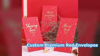 Custom Chinese New Year Red Envelopes for Business