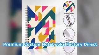 Premium Custom Spiral Notebook Κατασκευή B2B