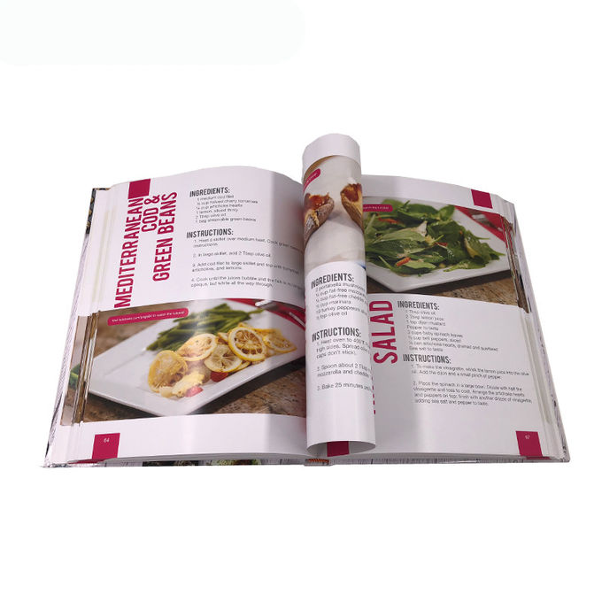Προσαρμοσμένη υπηρεσία cOem μεγέθους εκτύπωσης εγγράφου Cookbook συνταγής τροφίμων υπηρεσίες